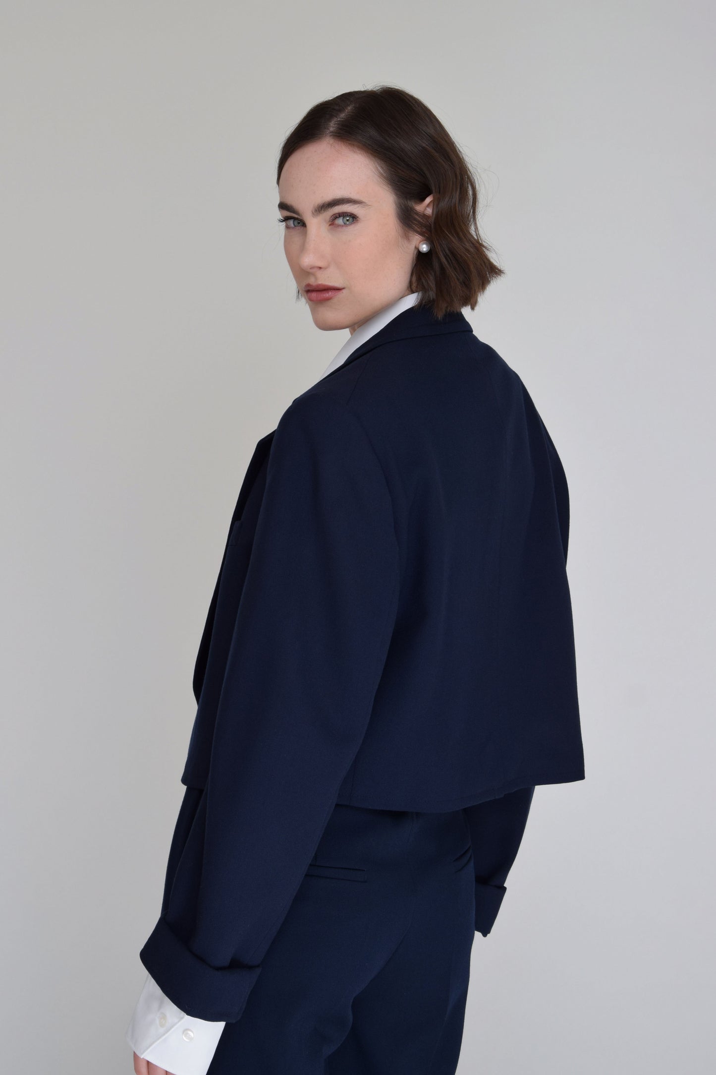 Kurzer Oversize-Blazer