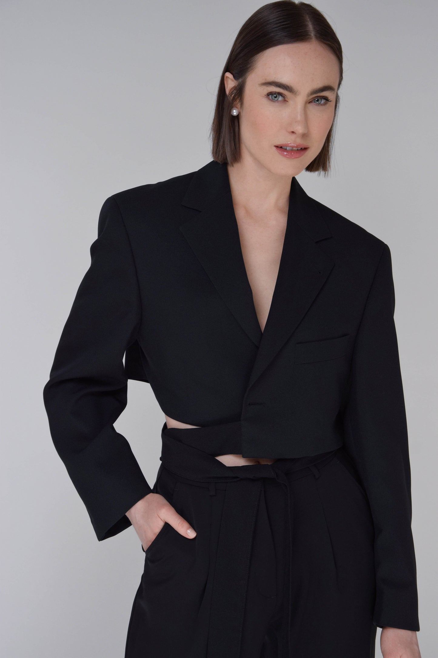 Blazer mit Bindung